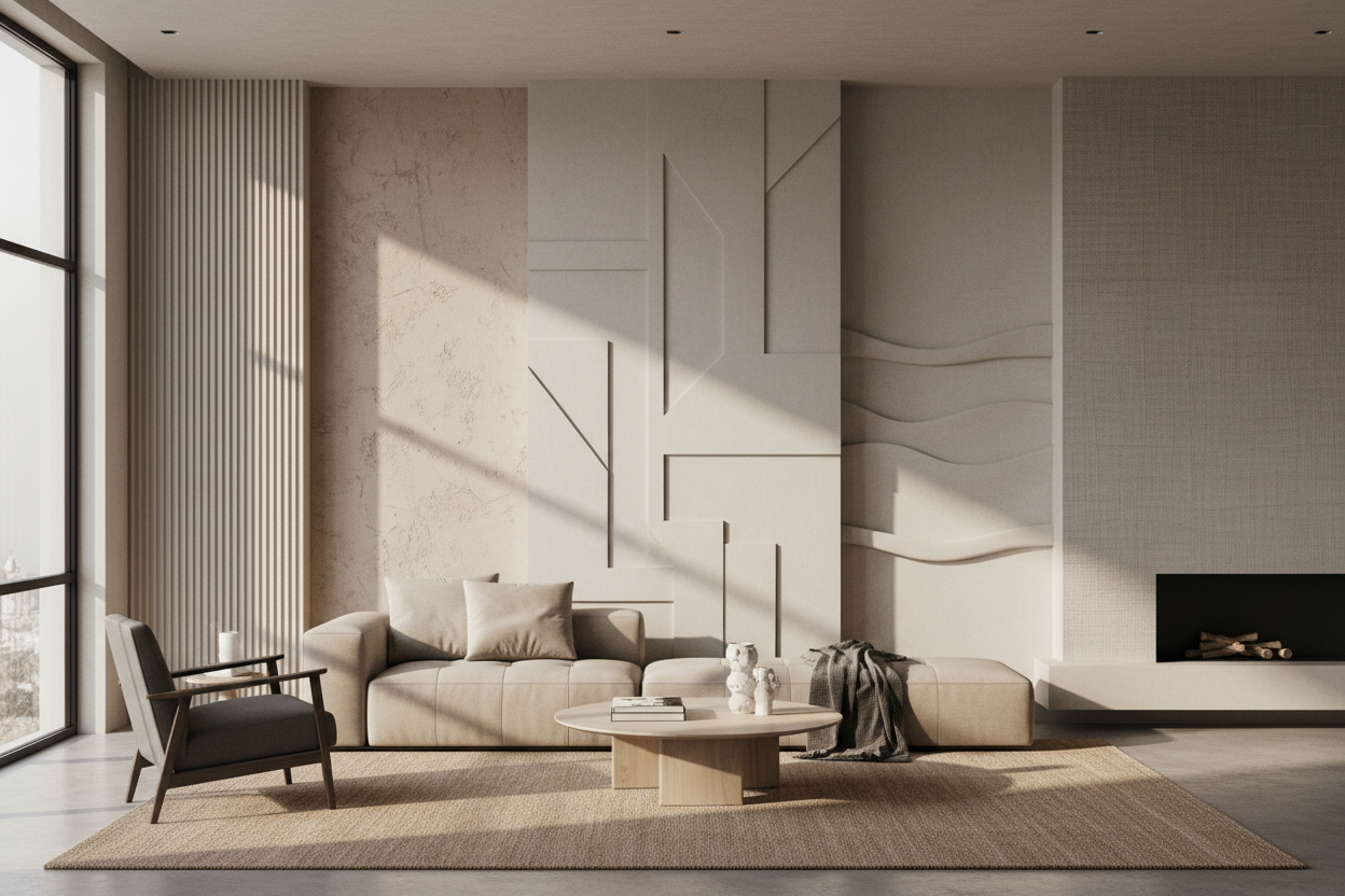 Transforming Interiors: Top Wall Texture Trends for 2025